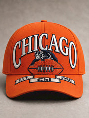 Unisex Chicago Football Lover Printed Hat