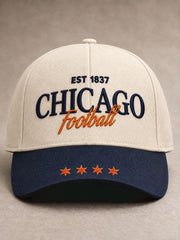 Unisex Chicago Football Lover Printed Hat